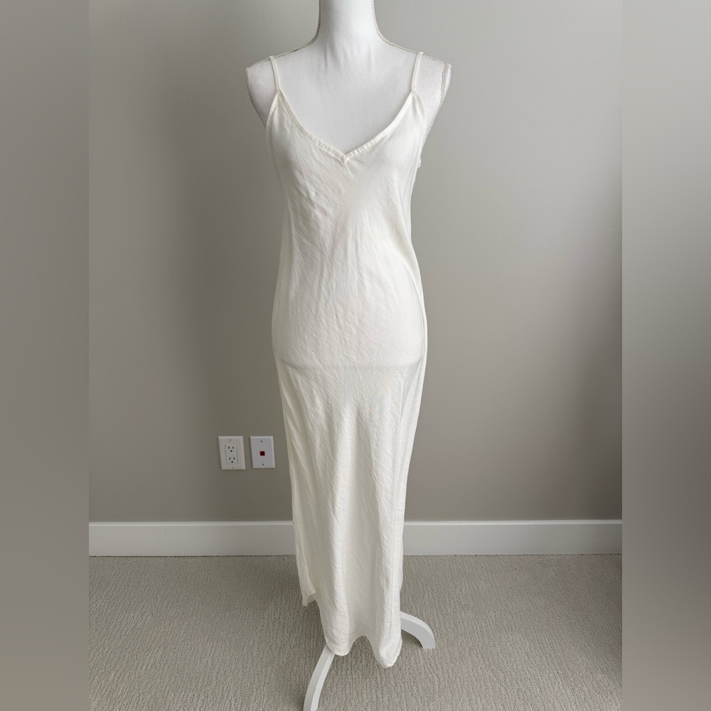 NWT Mikoh Alika linen blend bias cut midi dress